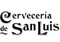 CERVECERIA DE SAN LUIS