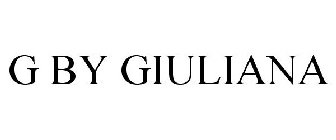 G BY GIULIANA