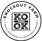 KNOCKOUT FARM KO FARM OK A SOCIAL ENTERPRISE BY OPPORTUNITY KNOCKS