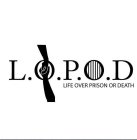 L.O.P.O.D LIFE OVER PRISON OR DEATH