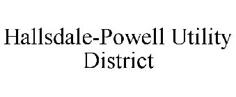 HALLSDALE-POWELL UTILITY DISTRICT