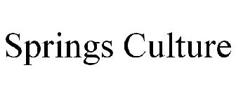 SPRINGS CULTURE