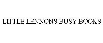 LITTLE LENNONS BUSY BOOKS