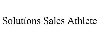 SOLUTIONS SALES ATHLETE
