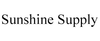 SUNSHINE SUPPLY