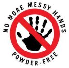 NO MORE MESSY HANDS POWDER-FREE