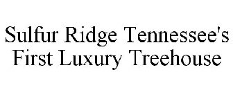 SULFUR RIDGE TENNESSEE'S FIRST LUXURY TREEHOUSE