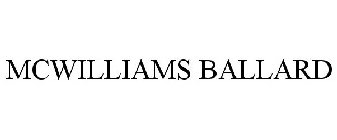 MCWILLIAMS BALLARD