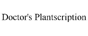 DOCTOR'S PLANTSCRIPTION