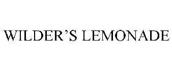 WILDER'S LEMONADE