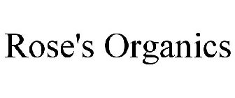 ROSE'S ORGANICS