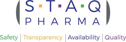 (STAQ PHARMA) SAFETY | TRANSPARENCY | AVAILABILITY | QUALITY