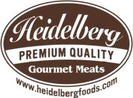 HEIDELBERG PREMIUM QUALITY GOURMET MEATS WWW.HEIDELBERGFOODS.COM