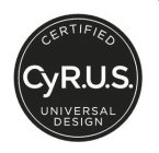 CERTIFIED CYR.U.S. UNIVERSAL DESIGN