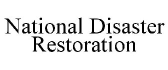 NATIONAL DISASTER RESTORATION