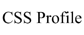 CSS PROFILE