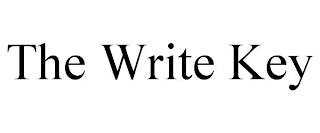 THE WRITE KEY