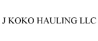 J KOKO HAULING LLC