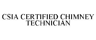 CSIA CERTIFIED CHIMNEY TECHNICIAN