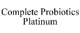 COMPLETE PROBIOTICS PLATINUM