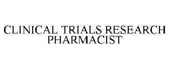 CLINICAL TRIALS RESEARCH PHARMACIST