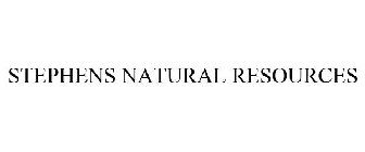 STEPHENS NATURAL RESOURCES