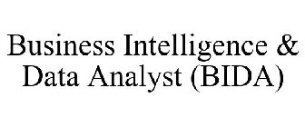 BUSINESS INTELLIGENCE & DATA ANALYST (BIDA)