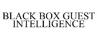 BLACK BOX GUEST INTELLIGENCE