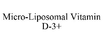 MICRO-LIPOSOMAL VITAMIN D-3+