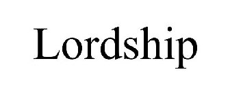 LORDSHIP