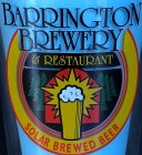 BARRINGTON BREWERY & RESTAURANT/SOLAR BREWED BEER