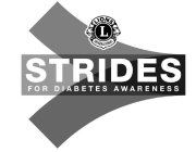 STRIDES FOR DIABETES AWARENESS L LIONS INTERNATIONAL