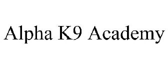 ALPHA K9 ACADEMY