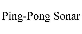PING-PONG SONAR