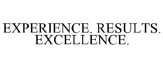 EXPERIENCE. RESULTS. EXCELLENCE.