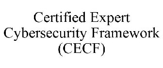 CERTIFIED EXPERT CYBERSECURITY FRAMEWORK (CECF)