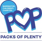BARRINGTON CHILDREN'S CHARITIES POP PACKS OF PLENTY