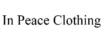 IN PEACE CLOTHING