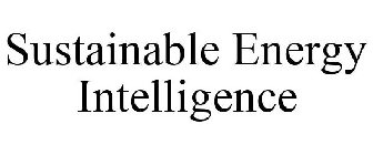 SUSTAINABLE ENERGY INTELLIGENCE