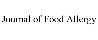 JOURNAL OF FOOD ALLERGY