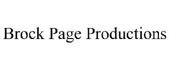 BROCK PAGE PRODUCTIONS