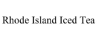 RHODE ISLAND ICED TEA