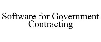 SOFTWARE FOR GOVERNMENT CONTRACTING