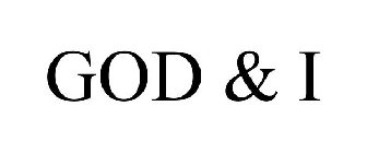 GOD & I