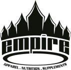 EMPIRE APPAREL NUTRITION SUPPLEMENTS
