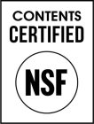 CONTENTS CERTIFIED NSF