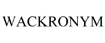 WACKRONYM