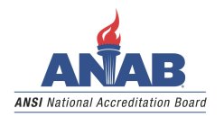 ANAB ANSI NATIONAL ACCREDITATION BOARD