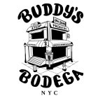 BUDDY'S BODEGA NYC EBT OPEN 24 HRS STOPFRONTIN ATM EXOTICS BB SNACKS & BOMB SACKS PHONE