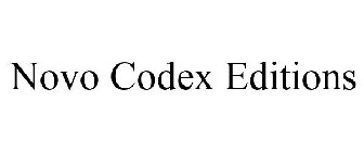 NOVO CODEX EDITIONS